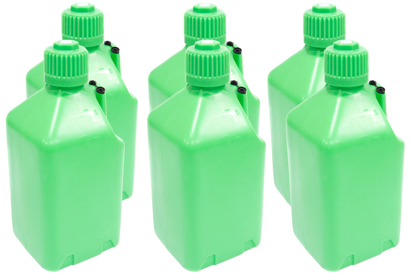 SCRIBNER Utility Jug - 5-Gallon Glow Green - Case 6 2000GG-CASE