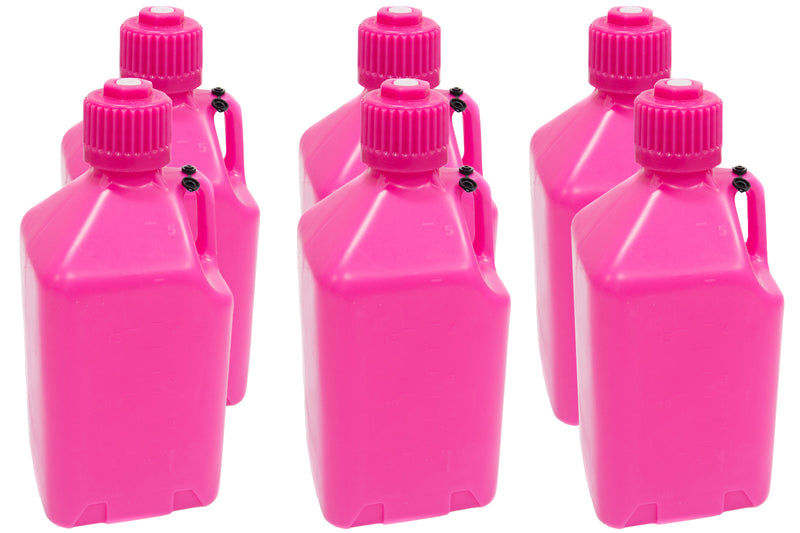 SCRIBNER Utility Jug - 5-Gallon Glow Pink - Case 6 2000GP-CASE