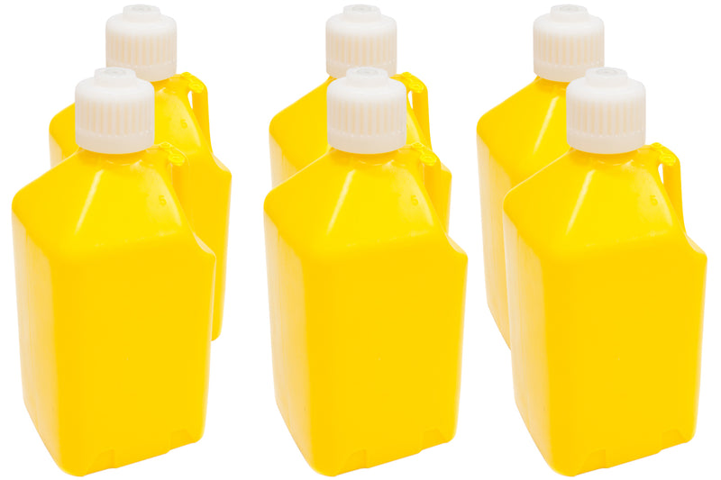 SCRIBNER Utility Jug - 5-Gallon Yellow - Case 6 2000Y-CASE