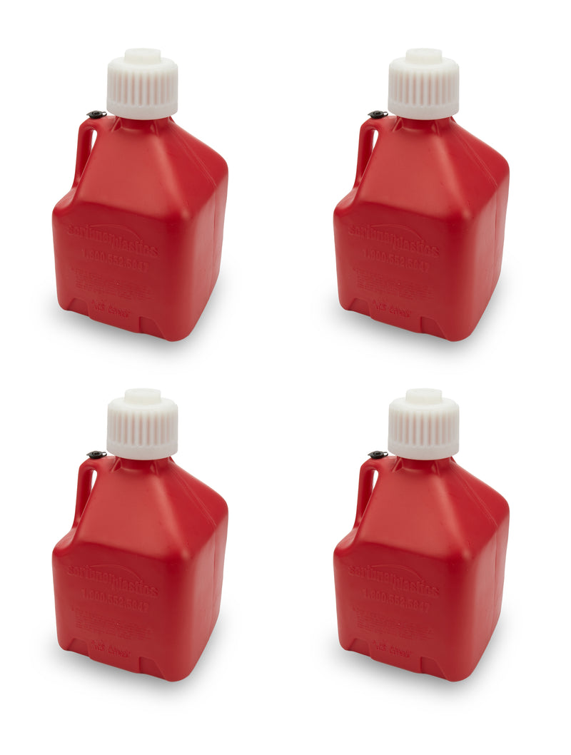 SCRIBNER Utility Jug 3 Gallon - Red - Case 4 2020R-CASE