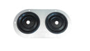SEALS-IT Firewall Grommet 2-Hole 5.750in x 3in .375in ID GS10032H6