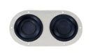 SEALS-IT Firewall Grommet 2-Hole 5.750in x 3in Blank GS10032HBL