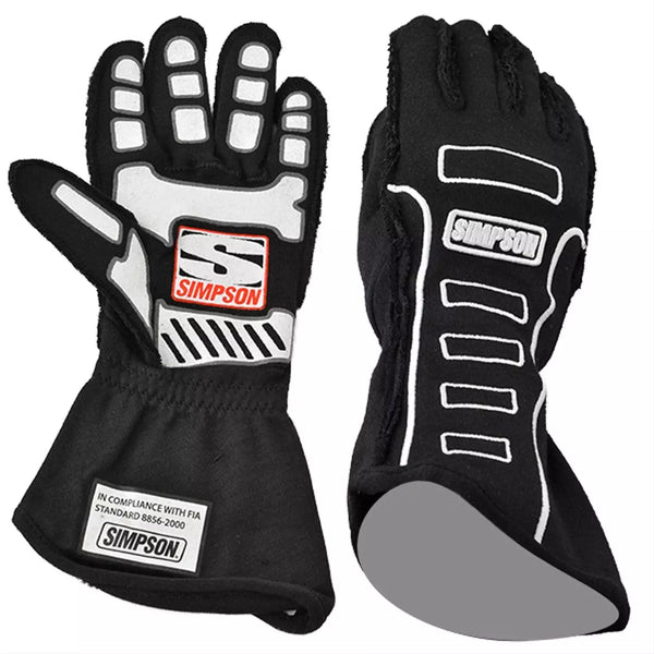 SIMPSON SAFETY Competitor Glove Medium Black Outer Seam 21300MK-O