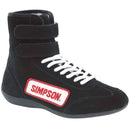 SIMPSON SAFETY High Top Shoes 10 Black 28100BK