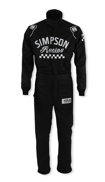 SIMPSON SAFETY Suit Checkers Small Black SFI 3.2A/5 CK02121