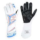 SIMPSON SAFETY Glove Magnata Large White / Blue SFI 3.5/5 MGLW