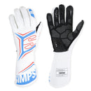 SIMPSON SAFETY Glove Magnata XX-Large White / Blue SFI 3.5/5 MGZW