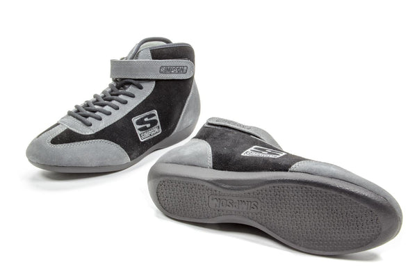 SIMPSON SAFETY Midtop Shoe Black 12 MT120BK