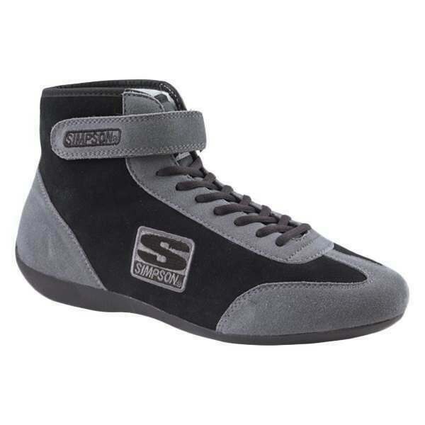SIMPSON SAFETY Shoe Midtiop Size 6 Black MT600BK
