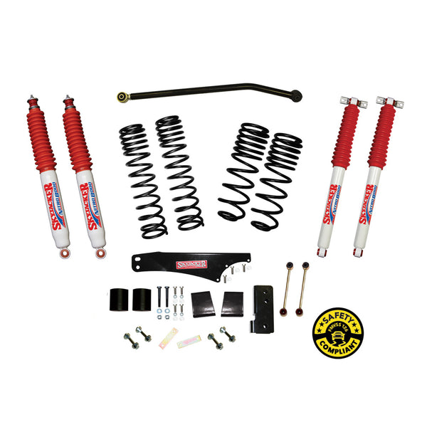 SKYJACKER 07-18 Jeep Wrangler JK 3.5-4in Suspension Kit JK40BPNLT