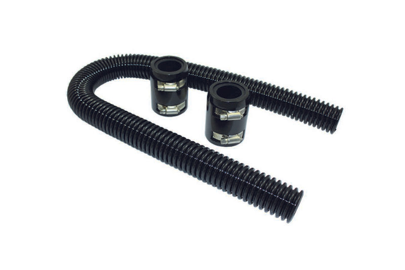 SPECIALTY PRODUCTS COMPANY Radiator Hose Kit 36in w/Aluminum Caps Black 6453