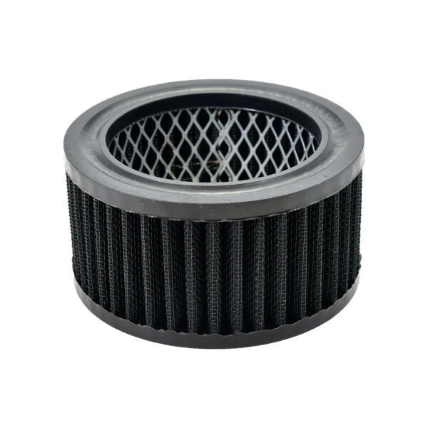 SPECIALTY PRODUCTS COMPANY Air Filter Element Wash able Round 4in x 2in Blk 7134BK