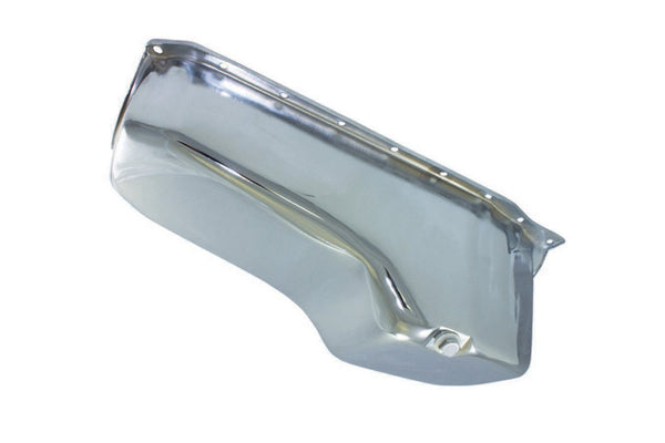 SPECIALTY PRODUCTS COMPANY 86- SBC Steel Stock Oil Pan Chrome 7441