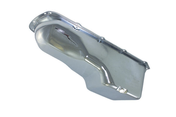 SPECIALTY PRODUCTS COMPANY 74-81 Pontiac V8 Steel Stock Oil Pan Chrome 7455