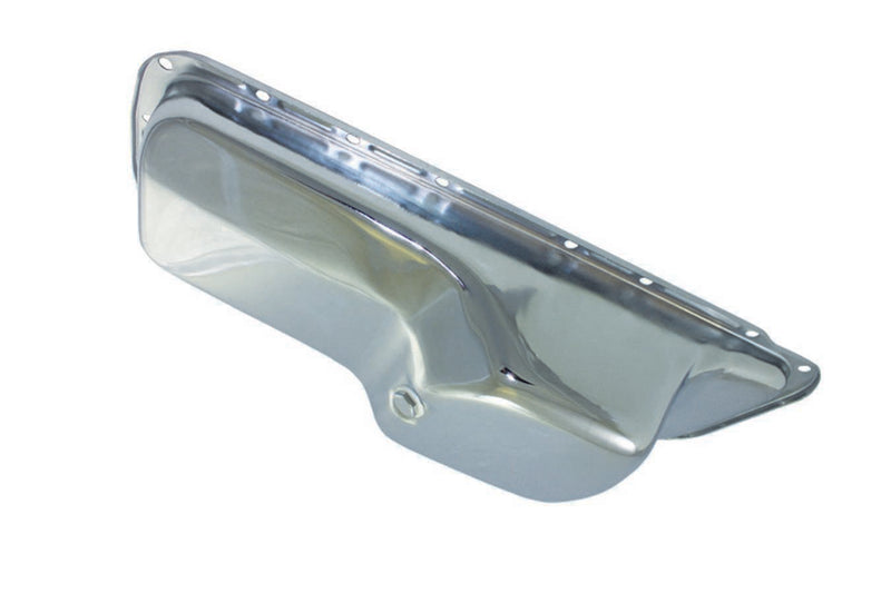SPECIALTY PRODUCTS COMPANY 66- BBM/Hemi Steel Stock Oil Pan Chrome 7456