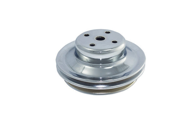 SPECIALTY PRODUCTS COMPANY BBC LWP 2 Groove Water Pump Pulley Chrome 8960