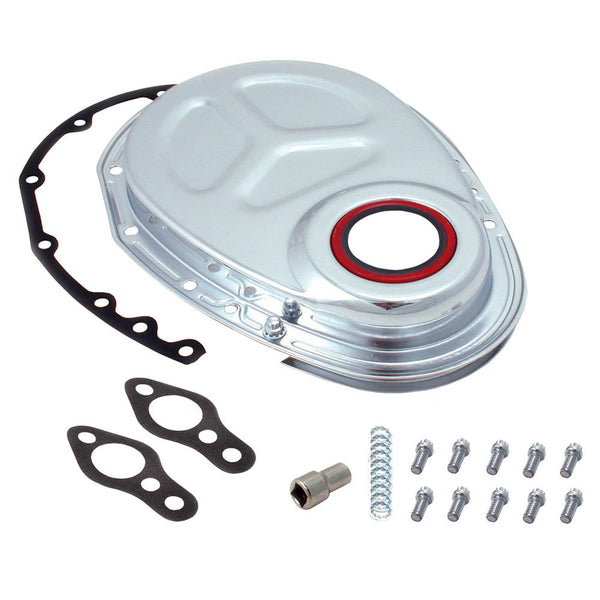SPECTRE SBC Timing Chain Cover Kit Chrome SPE-42353