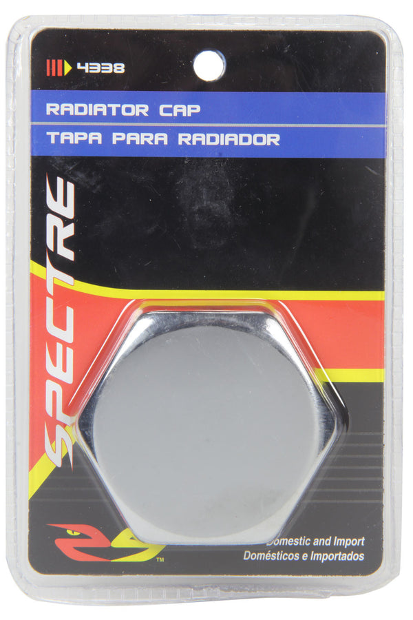 SPECTRE Hex One-Piece Radiator Cap- Chrome SPE-4338