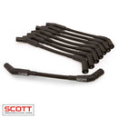 SCOTT PERFORMANCE GM LS Truck Spark Plug Wire Set 45-Deg - Black CH-LS-T-1