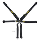 SCHROTH RACING Harness 6pt Profi II SFI Hans Black SR91543-6
