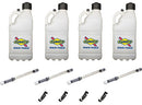 SUNOCO RACE JUGS Clear Utility Jug 5 Gal Case Kit M7500CL-MSM-BOD