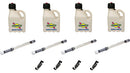 SUNOCO RACE JUGS Clear Utility Jug 3 Gal Case Kit R3100CL-MSM-BOD