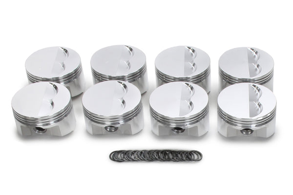 SPORTSMAN RACING PRODUCTS SBC Flat Top Piston Set 4.040 Bore -5cc 138094