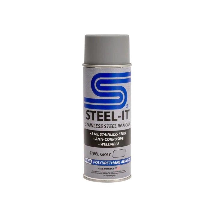 STEEL-IT Steel Gray Polyurethane 12oz Spray Can FGAE1002D