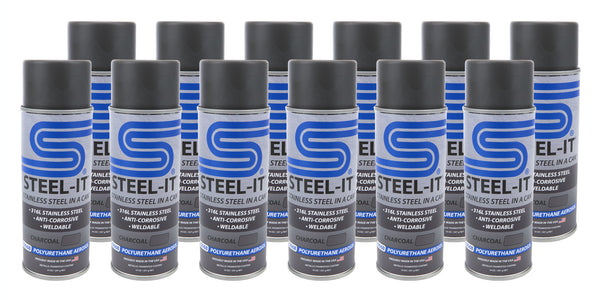 STEEL-IT Charcoal Polyurethane Case 12 x 14Oz. Can CASE1006B