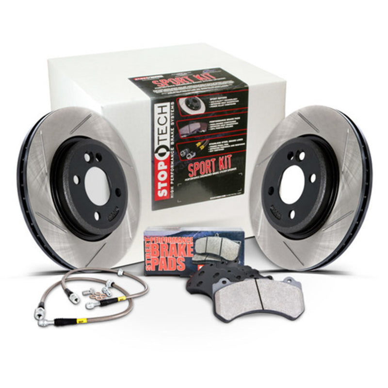STOPTECH Sport Axle Pack Slotted 4 Wheel 977.42002