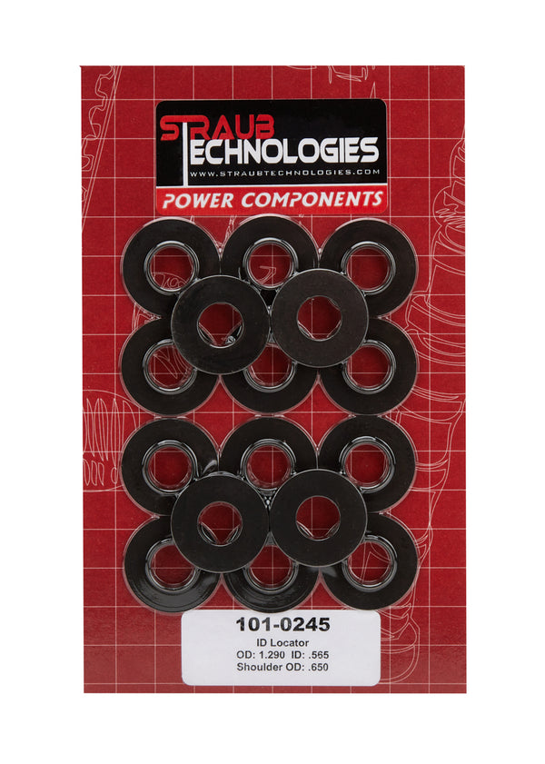 STRAUB TECHNOLOGIES INC. 1.300 Valve Spring Locators .565 ID 16pk 101-0245