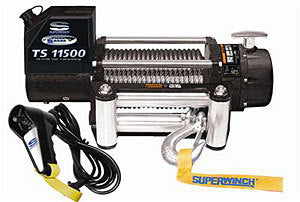 SUPERWINCH 11500# Winch w/Roller Fairlead & 12ft Remote 1511200