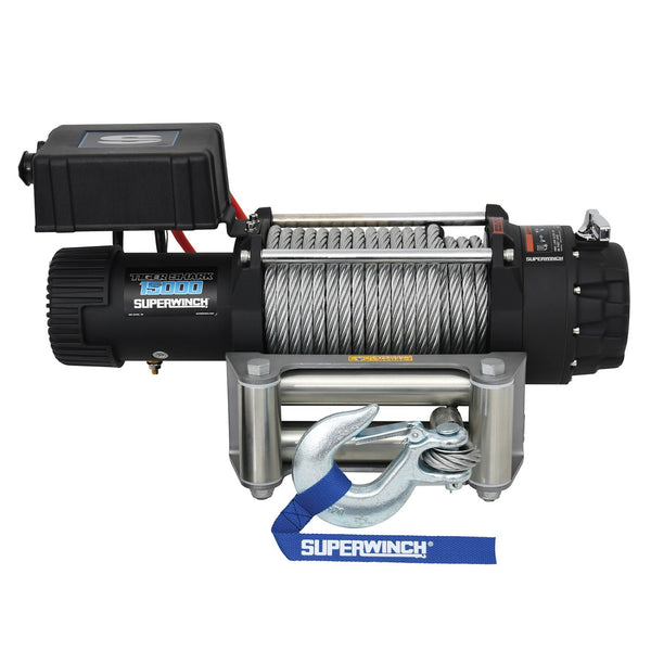 SUPERWINCH 15000lb Winch 7/16in x 82ft Wire Roller Fairlea 1515000