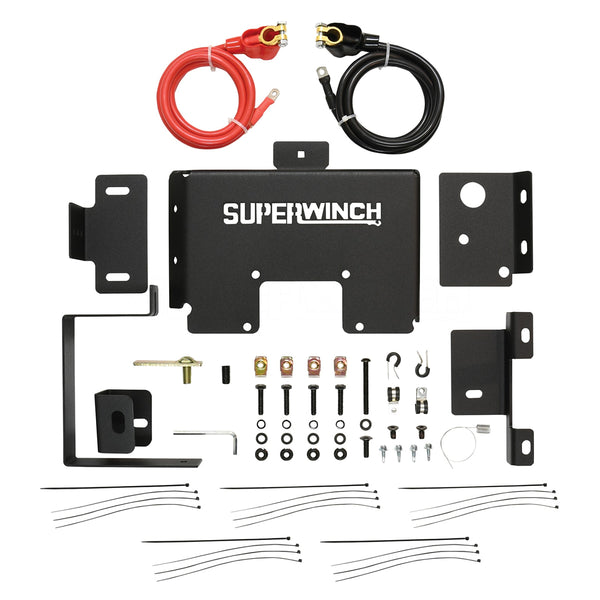 SUPERWINCH Jeep Wrangler JL Auxili ary Batter Mount Black 2593