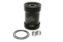 SYSTEM ONE Billet Oil Filter w/Blt Cap 45 Micron - Black 209-561B