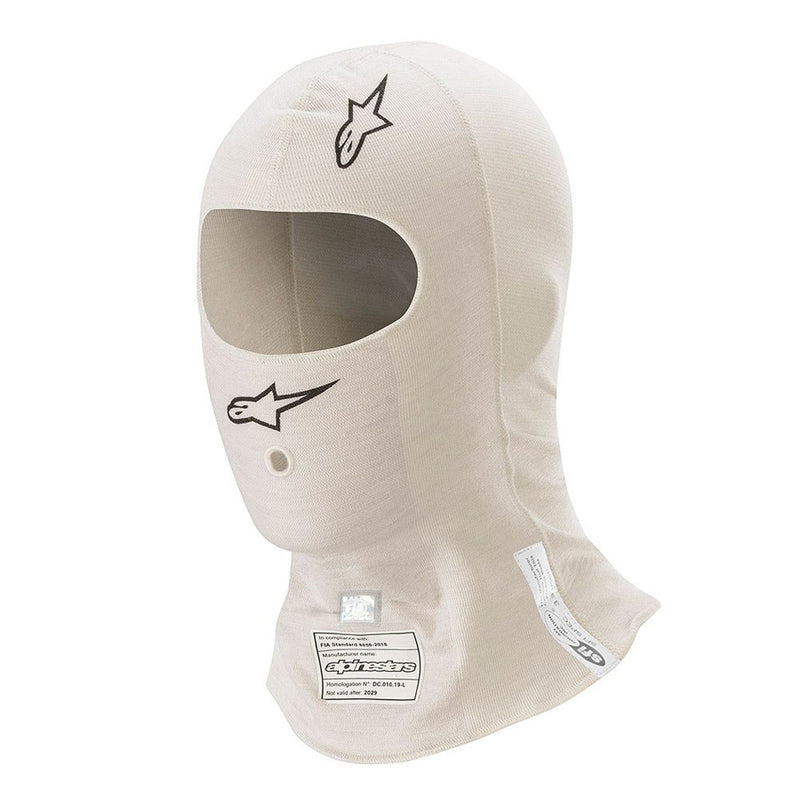 ALPINESTARS USA Balaclava ZX White One- Size 4754920-201B-O/S
