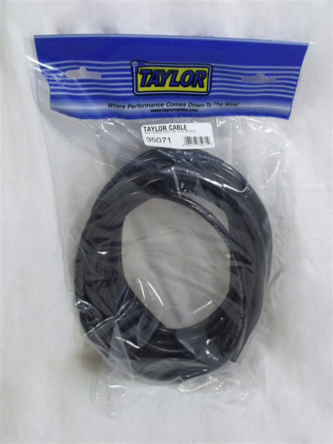 TAYLOR/VERTEX 8mm Spiro-Pro Plug Wire 30ft Black 35071