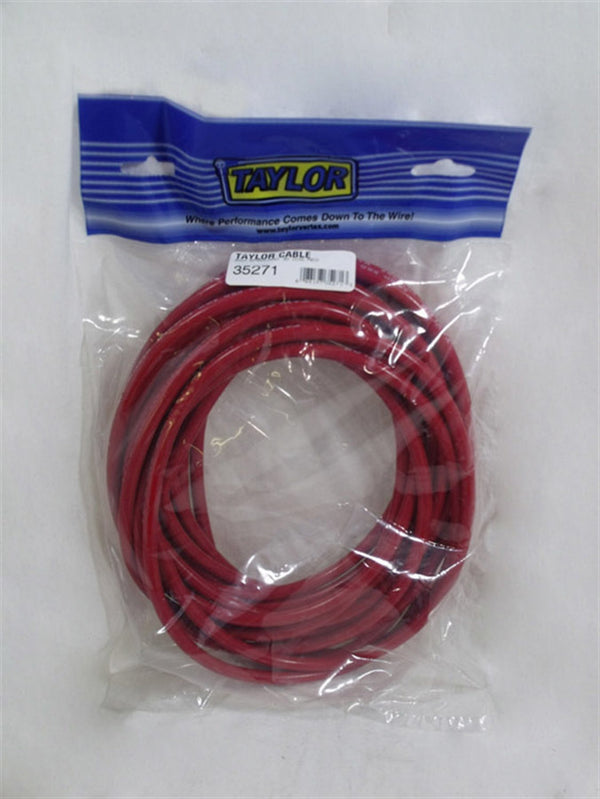 TAYLOR/VERTEX 30' Spool 8mm Red Spiro Wound Plug Wire 35271