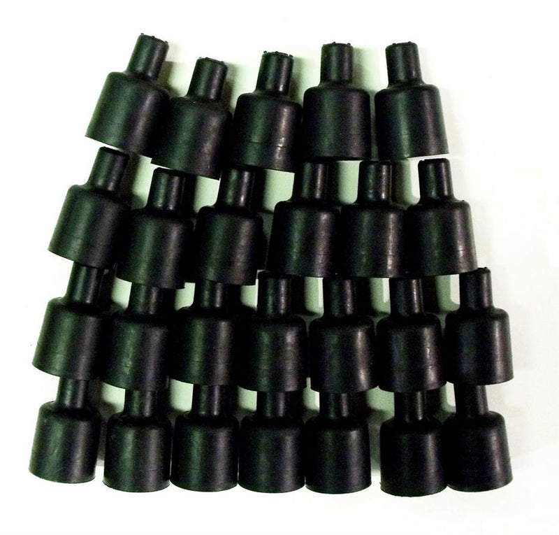 TAYLOR/VERTEX Coil Wire Boot - 180-Deg 25pk - Black 44076
