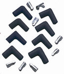 TAYLOR/VERTEX Spark Plug Boot & Termnl Kit 90 Degree Black 46001