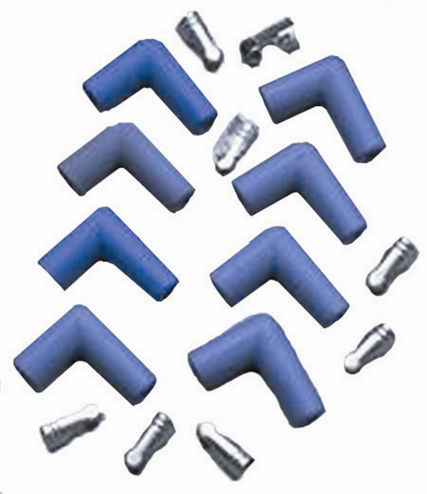 TAYLOR/VERTEX 90 Deg. Spark Plug Boot TML Kit Blue 46061