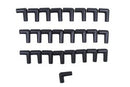 TAYLOR/VERTEX Spark Plug Boots (25pk) 90-Degree Black 46201