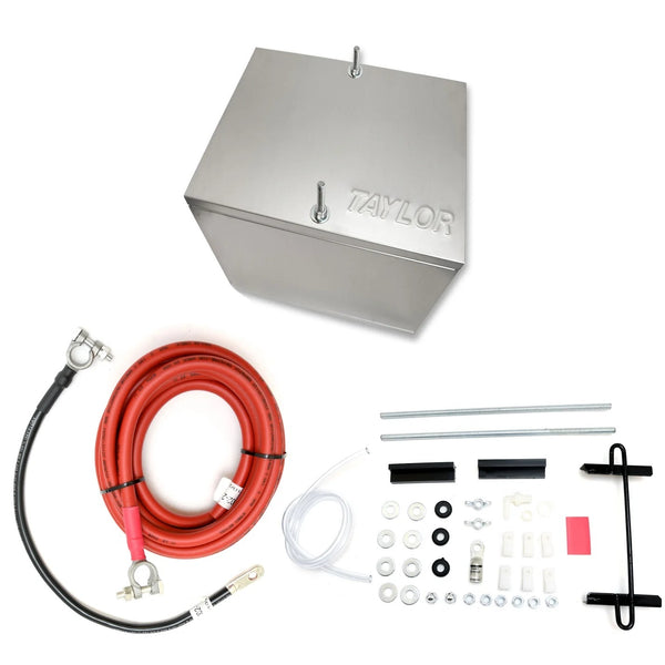 TAYLOR/VERTEX Aluminum 200 Series Battery Box w/2 ga Cable 48201