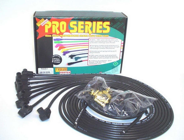 TAYLOR/VERTEX 8mm Black Pro Wire 90 Dg 70051