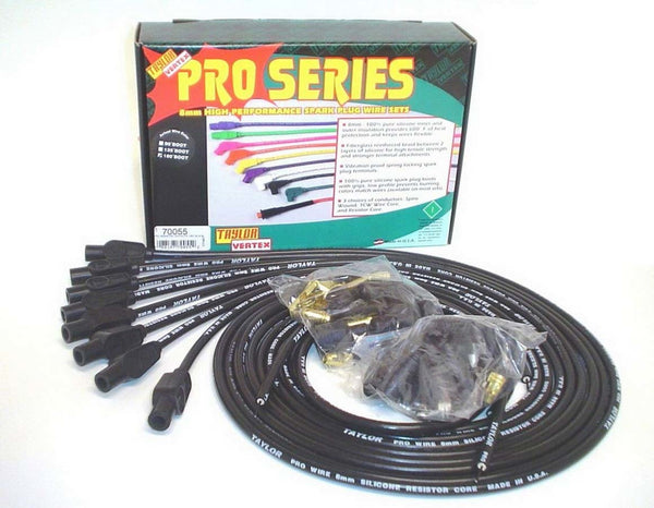 TAYLOR/VERTEX 8mm Black Pro Wire 180 D 70055