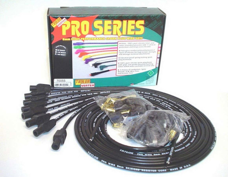 TAYLOR/VERTEX 8mm Black Pro Wire 180 D 70055