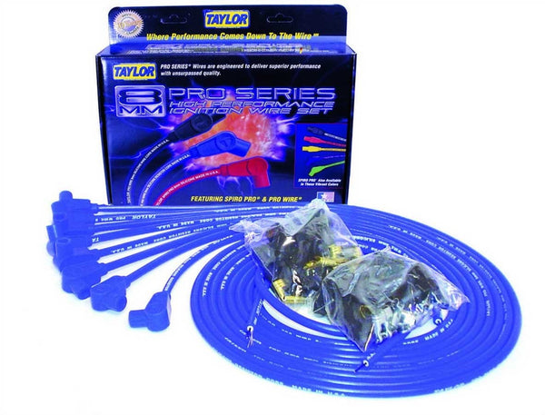 TAYLOR/VERTEX 8mm Blue Pro Wire 90 Dgr 70651