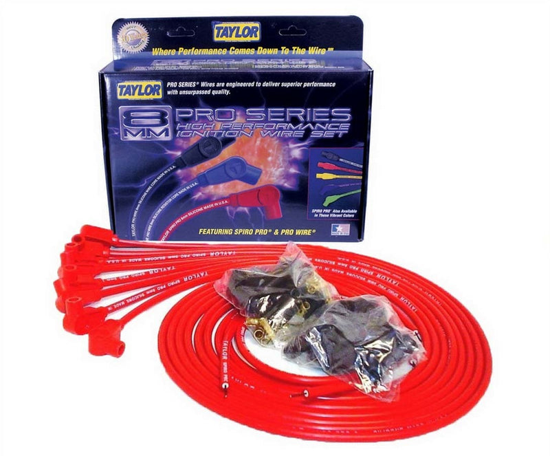 TAYLOR/VERTEX 8mm Red Spiro-Pro Wires 73251