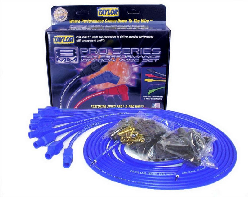TAYLOR/VERTEX 8mm Blue Spiro-Pro Wires 73655