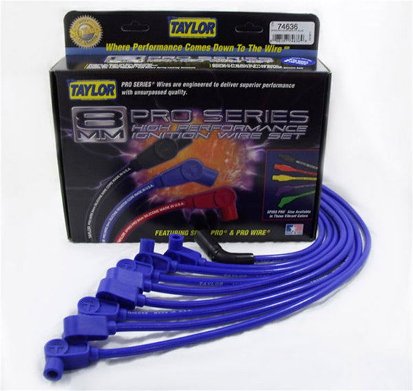 TAYLOR/VERTEX Custom Fit 8mm Spiro-Pro Wires Blue 74636